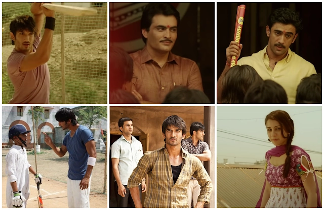 kai-po-che-sushant-rajkummar-amit Collage of Sushant Singh Rajput, Rajkummar Rao, Amit Sadh, Manav Kaul, and Amrita Puri in Kai Po Che.
