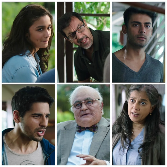kapoor-and-sons-cast-collage Collage of Fawad Khan, Rajat Kapoor, Ratna Pathak Shah, Sidharth Malhotra, Alia Bhatt, and Rishi Kapoor in Kapoor & Sons.