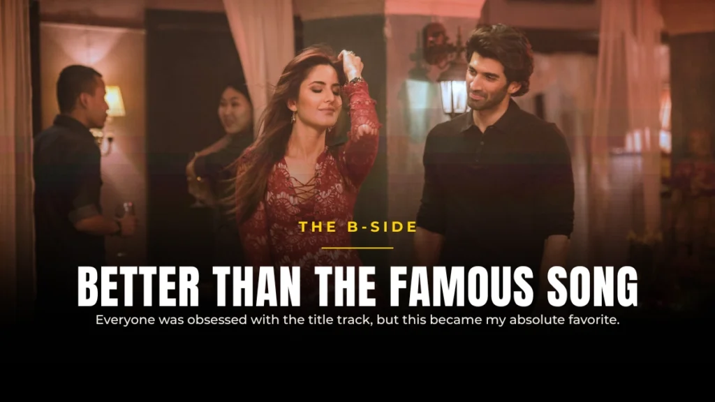 A still from the movie Fitoor for the song Tere Liye featuring Aditya Roy Kapur and Katrina Kaif.